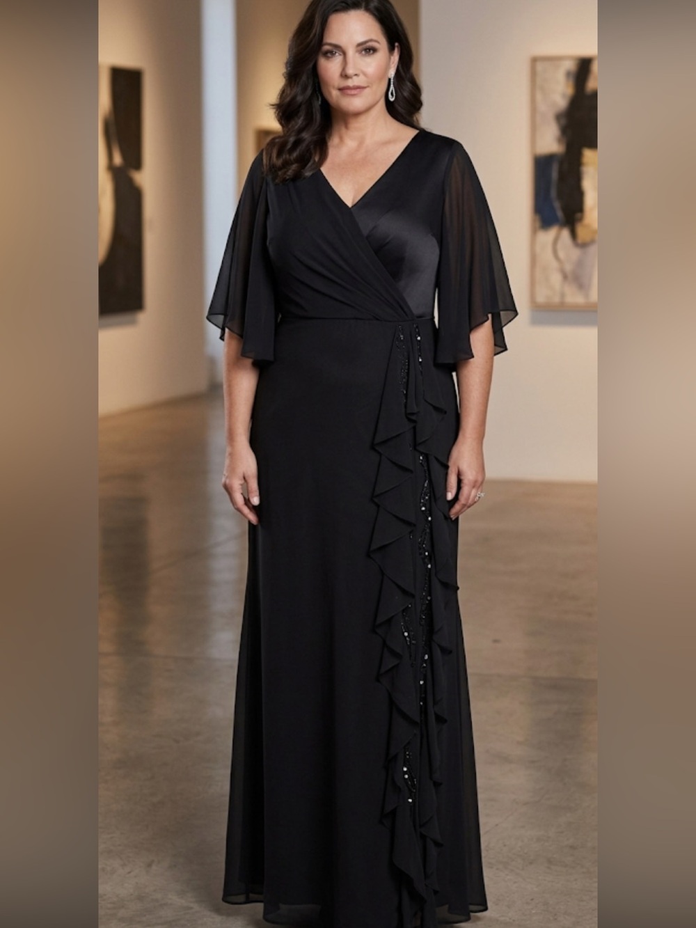 ADVi Black Evening Gown – Size 50 (UK) | New with Tag
XXL in USA